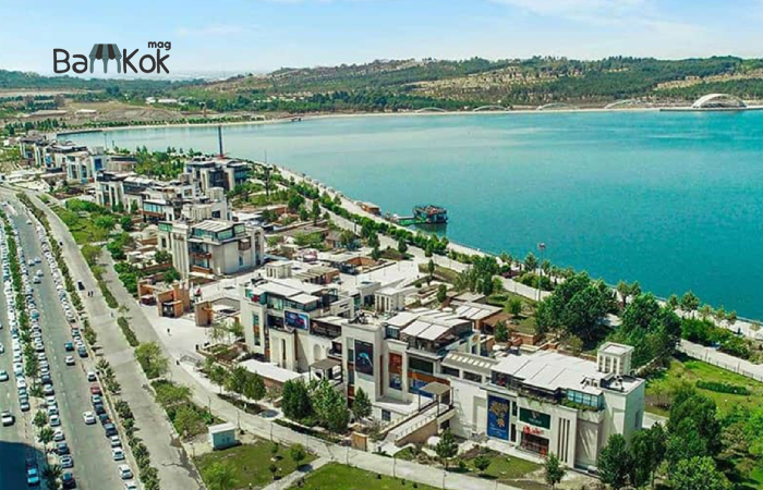 معماری خطی مجموعه تفریحی تجاری بام لند