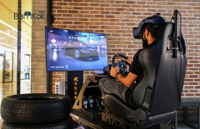 نمایی از وی آر لند (VR Land) بام لند