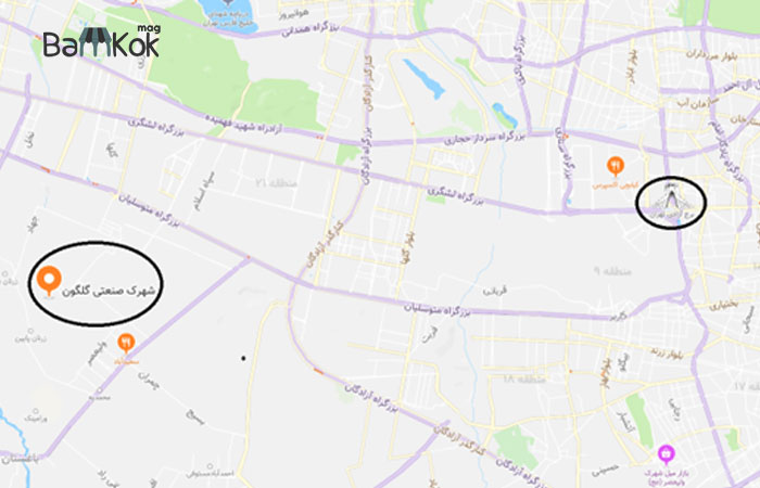 شهرک صنعتی گلگون
