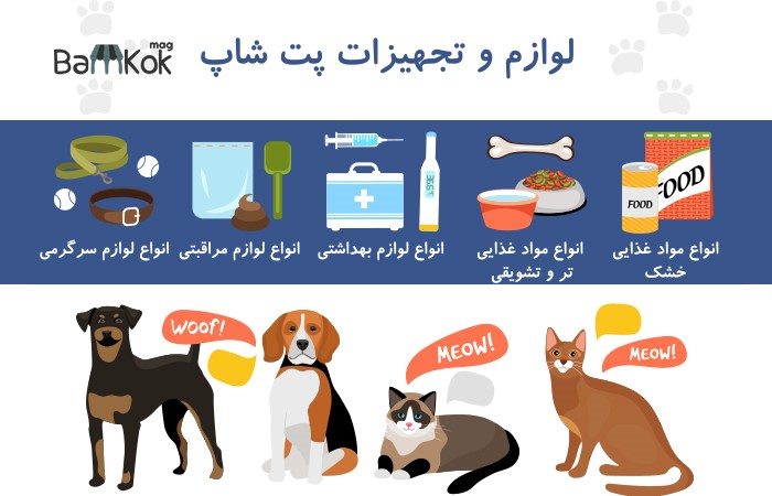 خوان ششم؛ خرید لوازم و تجهیزات پت شاپ
