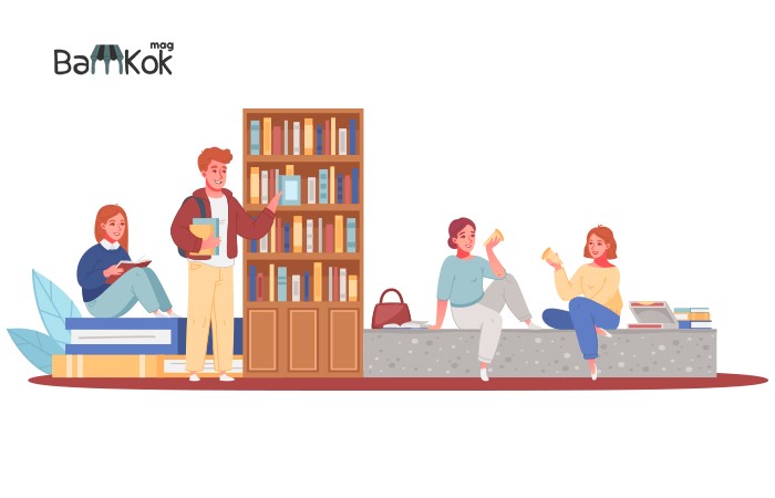 ایجاد تم مدرن در دکوراسیون کافه کتاب