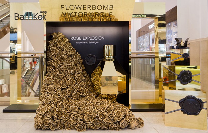 طراحی ویترین فروشگاه عطر و ادکلن به سبک مدرن و لاکچری