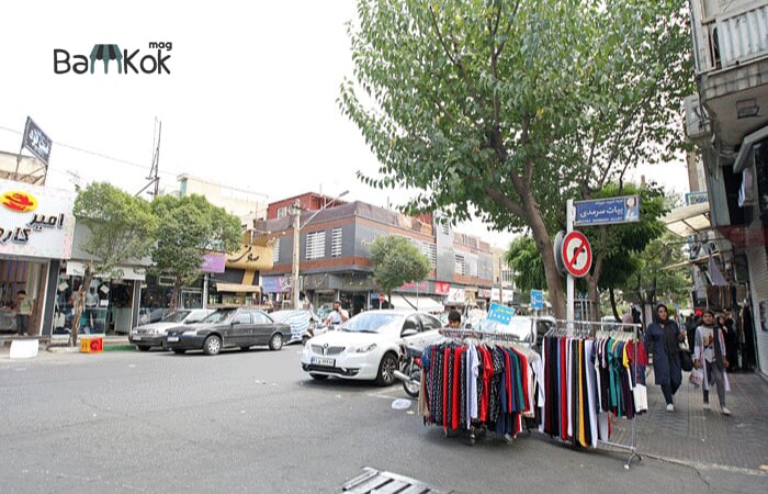 بورس پوشاک در خیابان بیست و یک متری دهقان