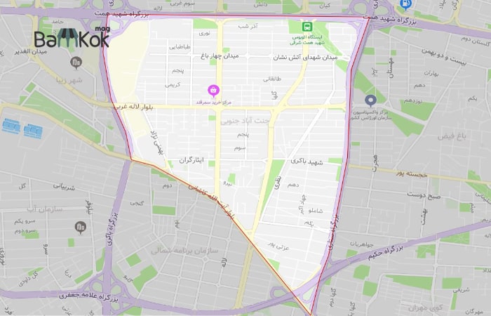معرفی منطقه جنت آباد جنوبی برای اجاره مغازه