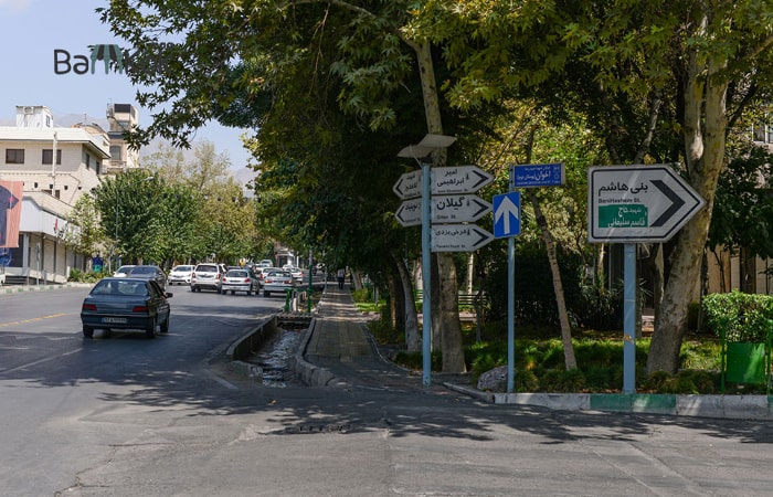 وجود دسترسی های ساده در محله پاسداران