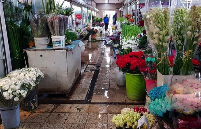 بازار گل آجودانیه